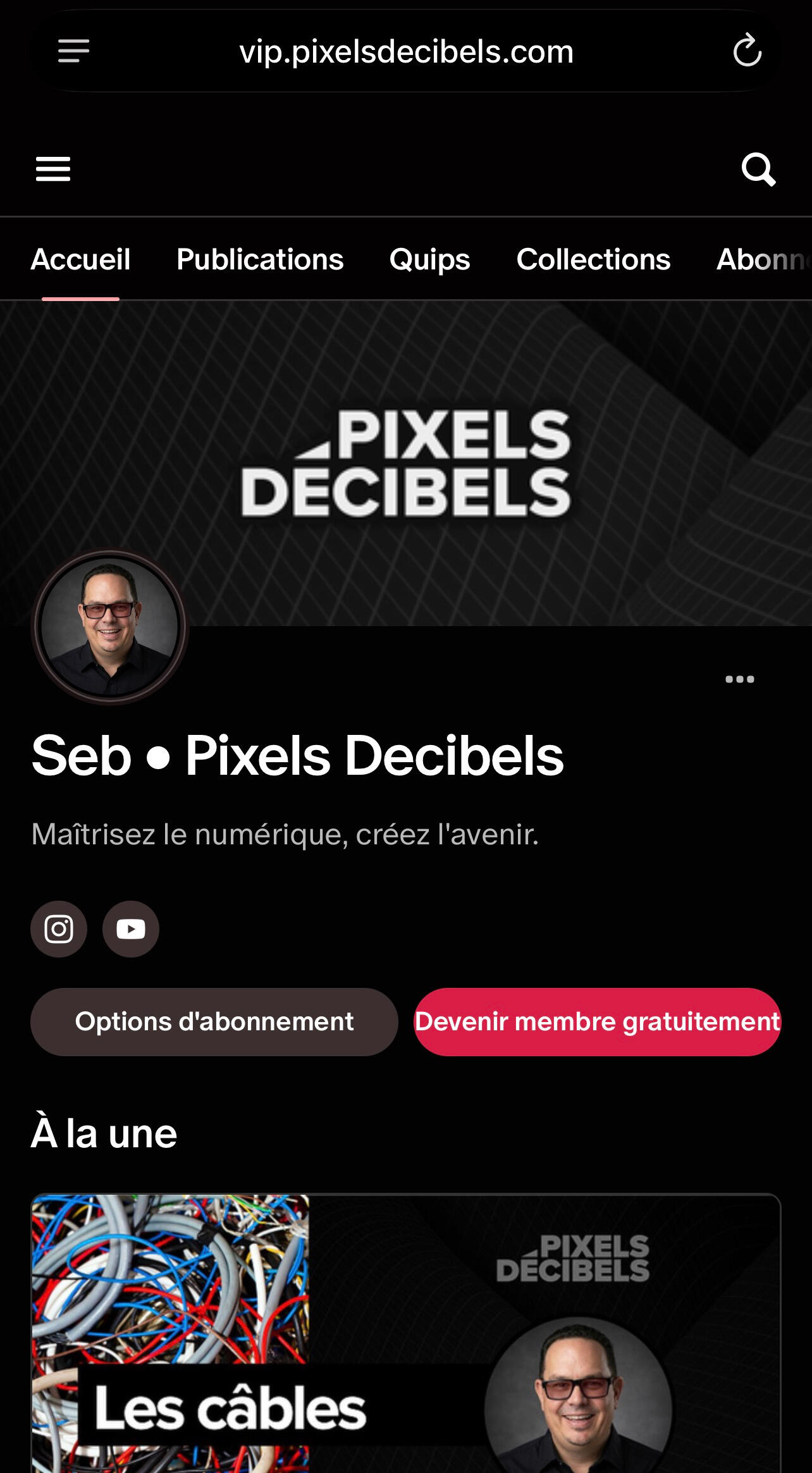pixels decibels